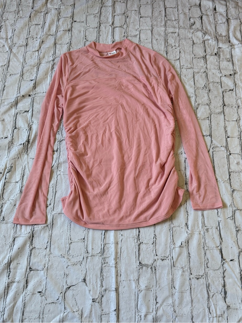Pink sheer shirt